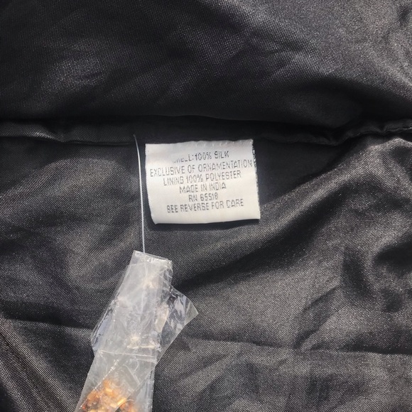 Vintage Giovanni Silk Beaded Blazer, Large - Picture 9 of 9